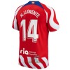 Officiële Voetbalshirt Atlético Madrid M. Llorente 14 Thuis 2022-23 - Heren